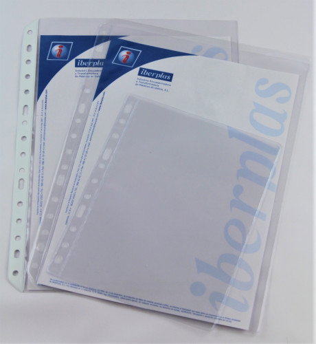 Iberplas 201100 Caja 100 Fundas Formato Cuarto PVC Cristal Extra 100 Micras Multitaladro Iberplas 201100 Caja 100 Fundas Formato Cuarto PVC Cristal Extra 100 Micras Multitaladro