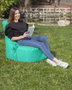 EVA Sport Puf de Jardín Turquesa - Máxima Comodidad, Durabilidad y Resistente a la Intemperie, Ideal para Exteriores