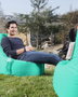 EVA Sport Puf de Jardín Turquesa - Máxima Comodidad, Durabilidad y Resistente a la Intemperie, Ideal para Exteriores