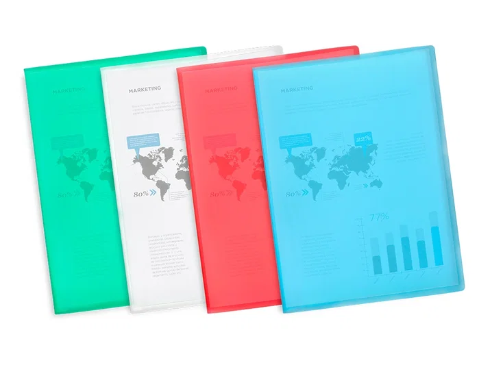 Liderpapel Carpeta con 30 Fundas DIN A4 Verde Manzana Translucido Liderpapel Carpeta con 30 Fundas DIN A4 Verde Manzana Translucido