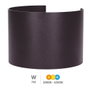GSC Evolution Bañador pared LED Sumbe redondo apertura de luz regulable 7W Gris antracita