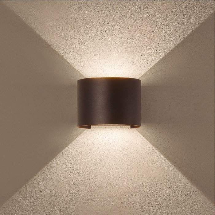GSC Evolution Bañador pared LED Sumbe redondo apertura de luz regulable 7W Gris antracita GSC Evolution Bañador pared LED Sumbe redondo apertura de luz regulable 7W Gris antracita