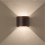 GSC Evolution Bañador pared LED Sumbe redondo apertura de luz regulable 7W Gris antracita