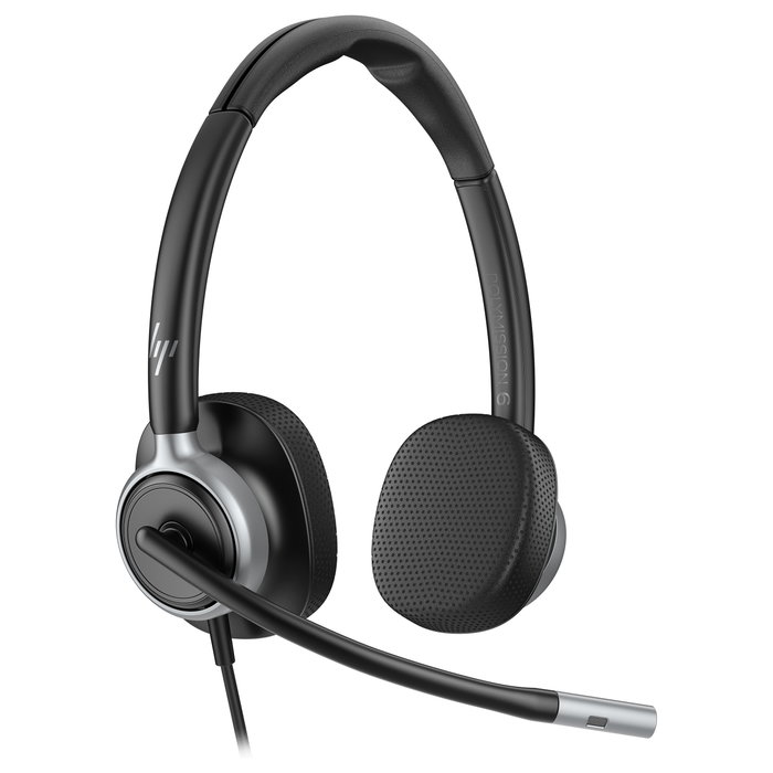 HP Poly Mission 625 Stereo USB Wired Headset Negro
