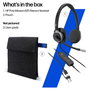 HP Poly Mission 625 Stereo USB Wired Headset Negro
