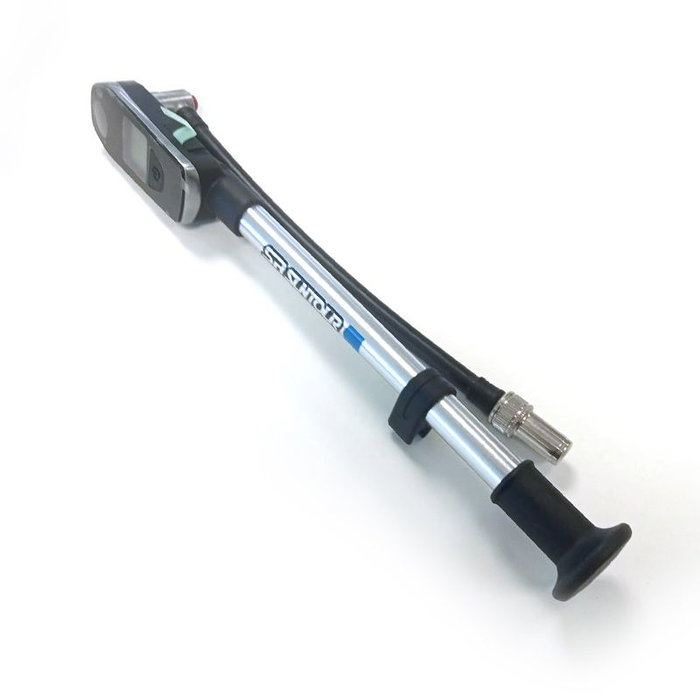 Suntour Hinchador digital auto apagado para horquillas y suspensión trasera 300 PSI aluminio negro y gris Suntour Hinchador digital auto apagado para horquillas y suspensión trasera 300 PSI aluminio negro y gris