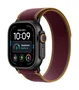 Apple Watch Ultra 4 GPS + Cellular 49mm Caja de Titanio Negro y Correa Loop Trail Burdeos M/L