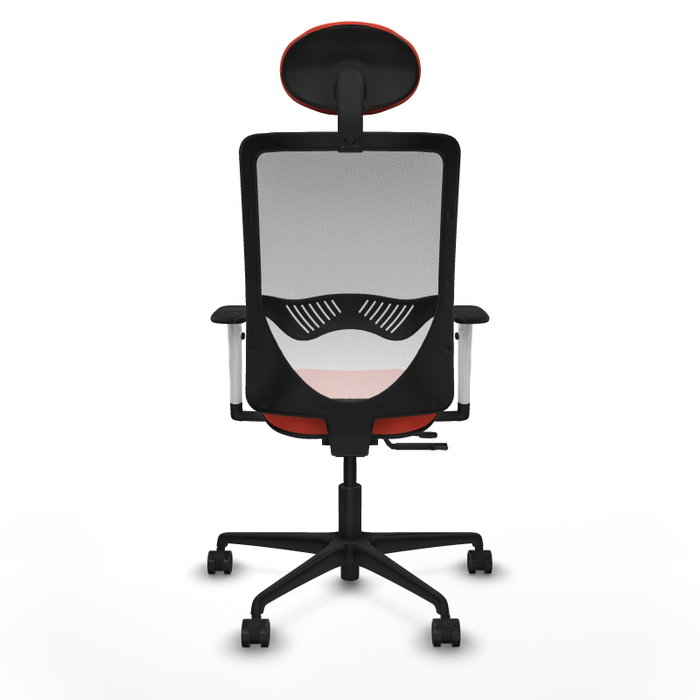 PIQUERAS Y CRESPO Silla de oficina Zulema Naranja oscuro y Blanco PIQUERAS Y CRESPO Silla de oficina Zulema Naranja oscuro y Blanco