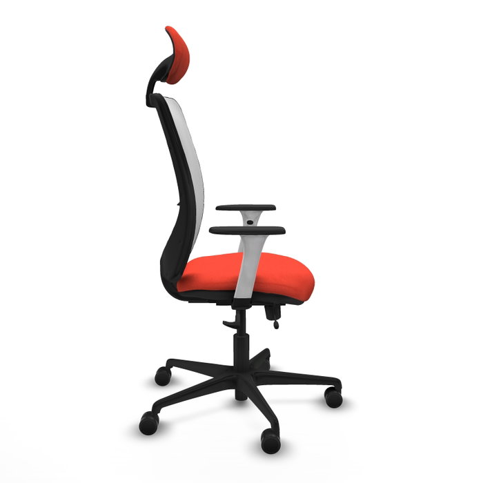 PIQUERAS Y CRESPO Silla de oficina Zulema Naranja oscuro y Blanco PIQUERAS Y CRESPO Silla de oficina Zulema Naranja oscuro y Blanco
