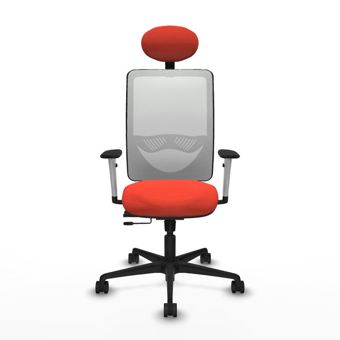 PIQUERAS Y CRESPO Silla de oficina Zulema Naranja oscuro y Blanco PIQUERAS Y CRESPO Silla de oficina Zulema Naranja oscuro y Blanco