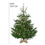 Krinner Kopenhagen White soporte para árbol de Navidad 2,5 m / 12 cm