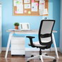 PIQUERAS Y CRESPO Silla de oficina Haches con mecanismo Sincro/Traslack, Amarillo y Gris