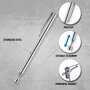 Workpro Puntero Magnético Extensible 650 mm Acero Inoxidable