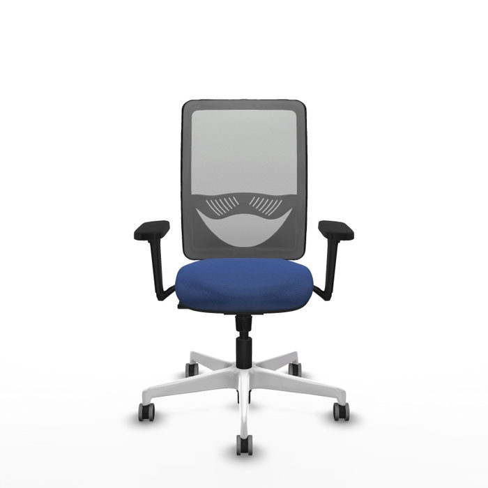 PIQUERAS Y CRESPO Silla de oficina Zulema con mecanismo Sincro, Azul marino y Gris PIQUERAS Y CRESPO Silla de oficina Zulema con mecanismo Sincro, Azul marino y Gris