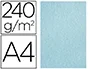Liderpapel Papel Pergamino Color Azul Din A4 240gr Pack 25 Hojas