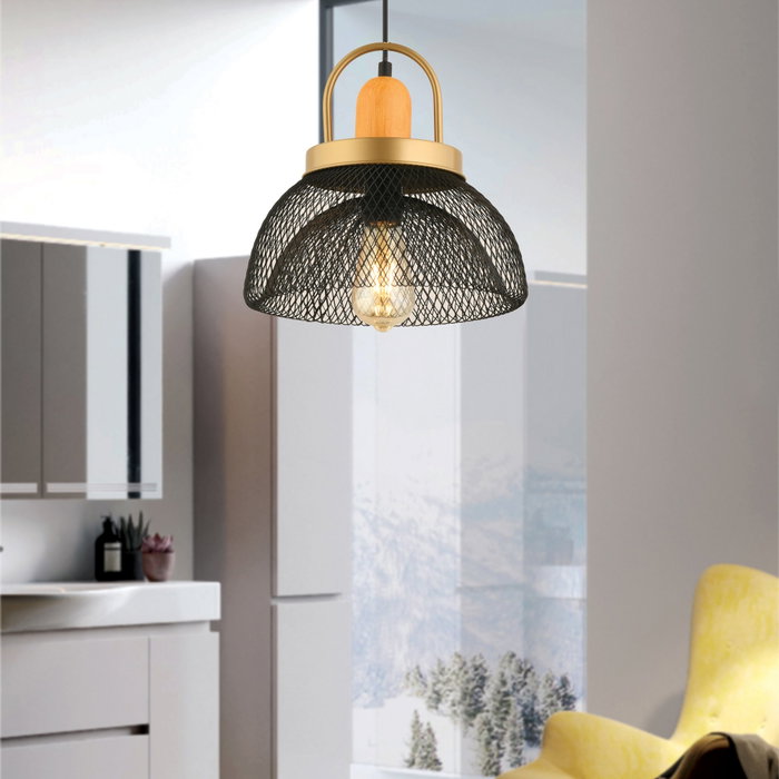 Opviq YM-3 Lámpara de Araña Metálica Negra para Decoración del Hogar Elegante