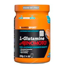 Named Sport L-Glutamina 250g - Suplemento de Aminoácidos L-Glutamine Ajipure Puro y Micronizado para Deportistas