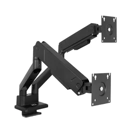 ACT Brazo para 2 Monitores de hasta 34 Pulgadas Office Solid Pro con Resorte de Gas