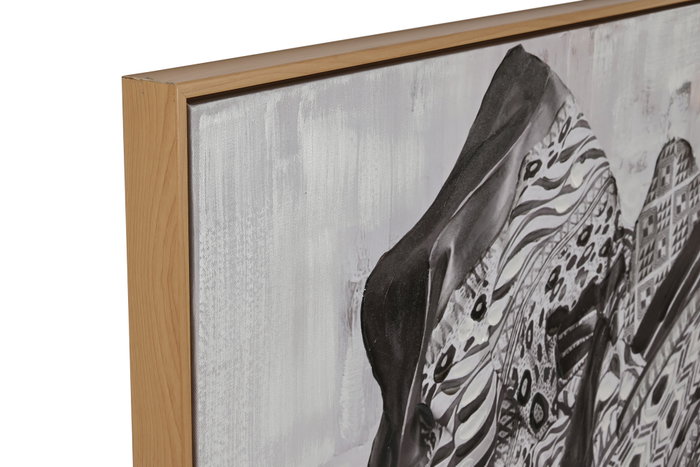 DKD Home Decor Cuadro Colonial Africana 3.5x120x80 cm Blanco y Negro (2 Unidades) DKD Home Decor Cuadro Colonial Africana 3.5x120x80 cm Blanco y Negro (2 Unidades)