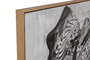 DKD Home Decor Cuadro Colonial Africana 3.5x120x80 cm Blanco y Negro (2 Unidades)
