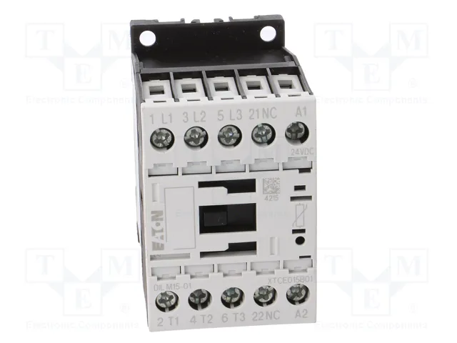 Eaton DILM15-01 24VDC 290108 Relé 3p+1 7,5kW 400V AC3 DC