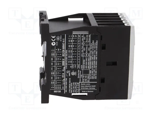 Eaton DILM15-01 24VDC 290108 Relé 3p+1 7,5kW 400V AC3 DC