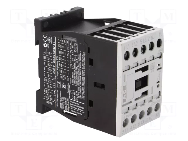 Eaton DILM15-01 24VDC 290108 Relé 3p+1 7,5kW 400V AC3 DC