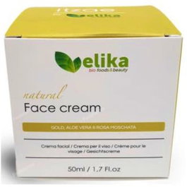 Itzae Crema Facial Vegana 50ml, Libre de Gluten y Parabenos, Sin Comedogénicos, Con Filtros Solares FPS 15