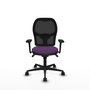PIQUERAS Y CRESPO Silla de oficina Jorquera Morado/Negro