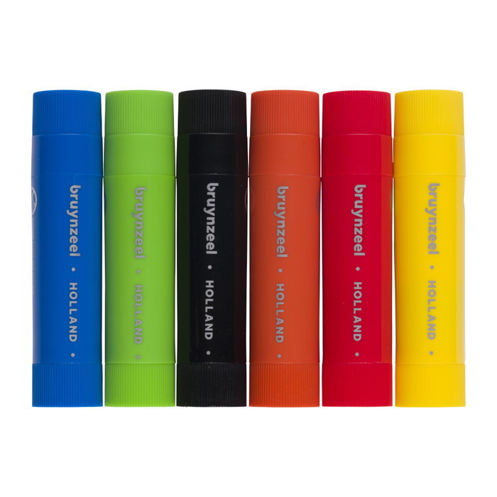 Set básico de témperas en barra Bruynzeel | 6 colores