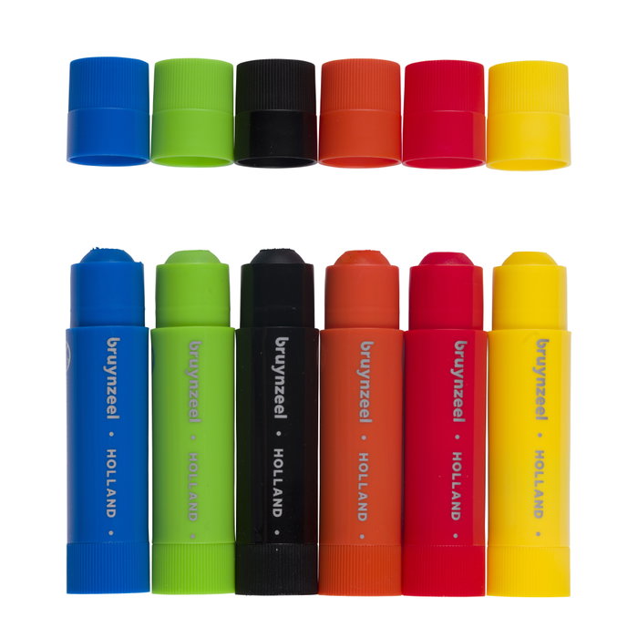 Set básico de témperas en barra Bruynzeel | 6 colores