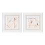 Cuadro Pintura Abstracto Lienzo 2/M 98 X 98 cm (Set de 2)
