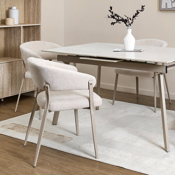 Home Deco Factory Silla Diseño Emilia Beige Colección Terra Nova Home Deco Factory Silla Diseño Emilia Beige Colección Terra Nova