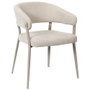 Home Deco Factory Silla Diseño Emilia Beige Colección Terra Nova