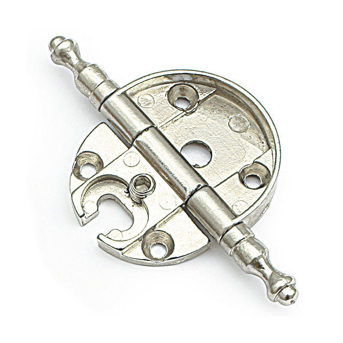 HERRAJES ALK Vitra Bisagras De Estilo Con Remate Regulable Acabado Níquel HERRAJES ALK Vitra Bisagras De Estilo Con Remate Regulable Acabado Níquel