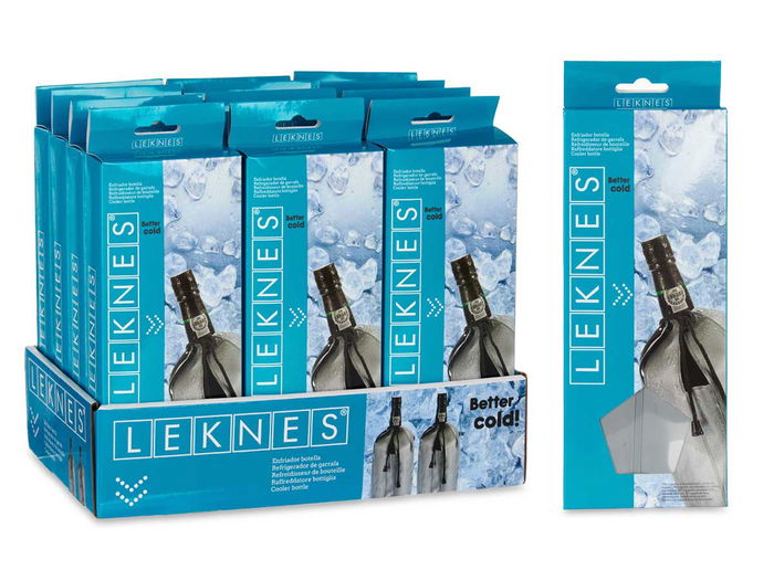 Kinvara Enfriador Botella Vino Gris 21x3.5x9 cm (Set de 24) Kinvara Enfriador Botella Vino Gris 21x3.5x9 cm (Set de 24)