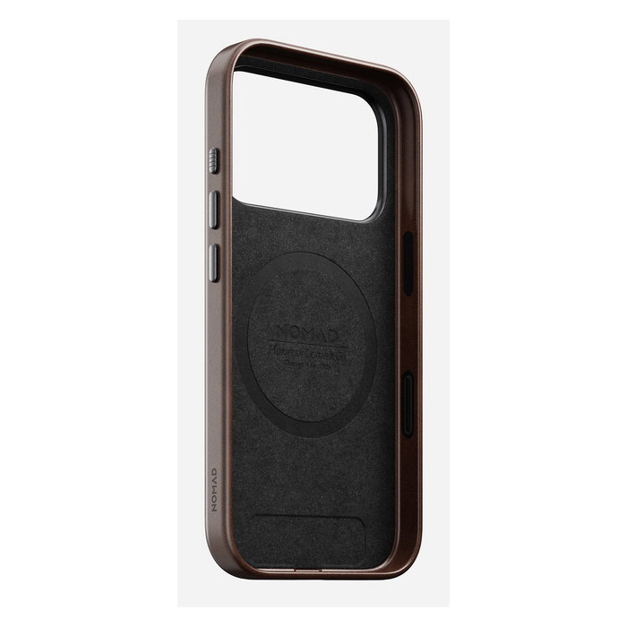 Nomad Traditional Leather Case para iPhone 17 Pro - Funda de Cuero Marrón Rustic Brown, Compatible con MagSafe Nomad Traditional Leather Case para iPhone 17 Pro - Funda de Cuero Marrón Rustic Brown, Compatible con MagSafe