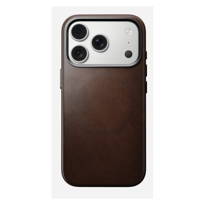 Nomad Traditional Leather Case para iPhone 17 Pro - Funda de Cuero Marrón Rustic Brown, Compatible con MagSafe Nomad Traditional Leather Case para iPhone 17 Pro - Funda de Cuero Marrón Rustic Brown, Compatible con MagSafe