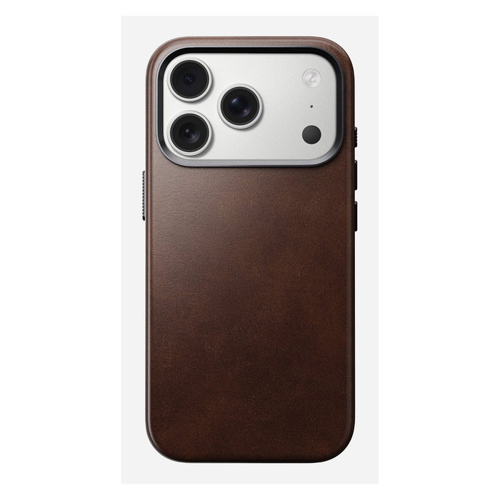 Nomad Traditional Leather Case para iPhone 17 Pro - Funda de Cuero Marrón Rustic Brown, Compatible con MagSafe Nomad Traditional Leather Case para iPhone 17 Pro - Funda de Cuero Marrón Rustic Brown, Compatible con MagSafe