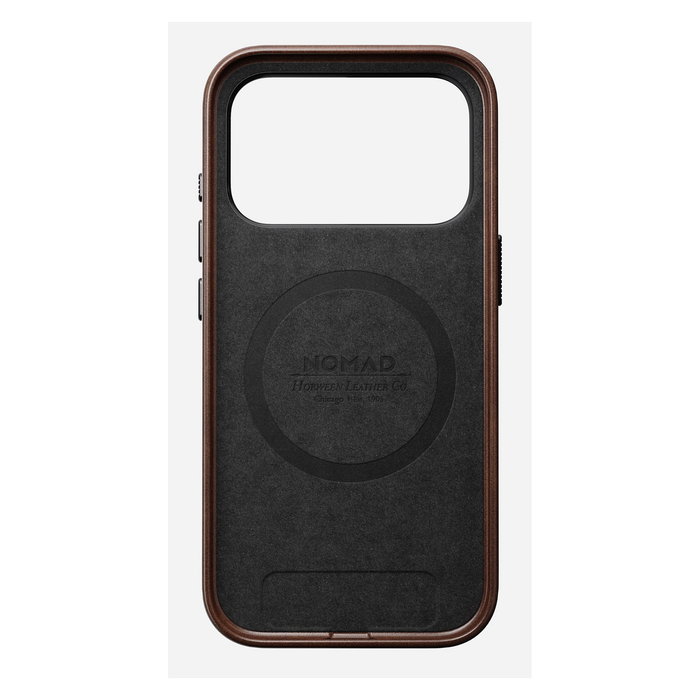 Nomad Traditional Leather Case para iPhone 17 Pro - Funda de Cuero Marrón Rustic Brown, Compatible con MagSafe Nomad Traditional Leather Case para iPhone 17 Pro - Funda de Cuero Marrón Rustic Brown, Compatible con MagSafe
