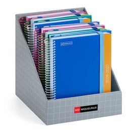 Agenda Escolar (2026-27) Miquelrius Catalan College Espiral Tapa Pp Con Goma Plus 4º 150X213 S/V C/Goma Duo Assortiment Suport De 12