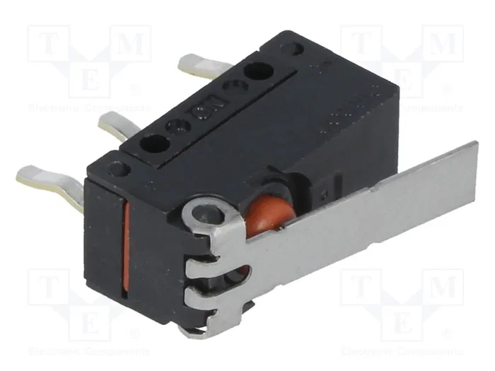 Aratas (Formerly Omron Components) Microconmutador SNAP ACTION D2FD-2L1-1T con palanca Aratas (Formerly Omron Components) Microconmutador SNAP ACTION D2FD-2L1-1T con palanca