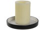 DKD Home Decor Portavela Beige Gris 15 x 2 x 15 cm (6 Unidades)