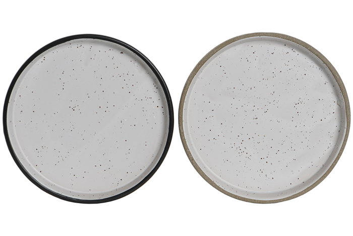 DKD Home Decor Portavela Beige Gris 15 x 2 x 15 cm (6 Unidades)
