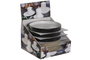 DKD Home Decor Portavela Beige Gris 15 x 2 x 15 cm (6 Unidades)