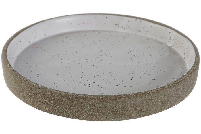 DKD Home Decor Portavela Beige Gris 15 x 2 x 15 cm (6 Unidades)