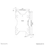 Neomounts WL85-515BL16 Soporte de Pared Rotatorio para Samsung Flip 55-75 pulgadas