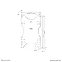 Neomounts WL85-515BL16 Soporte de Pared Giratorio para Samsung Flip 55-75'' Negro