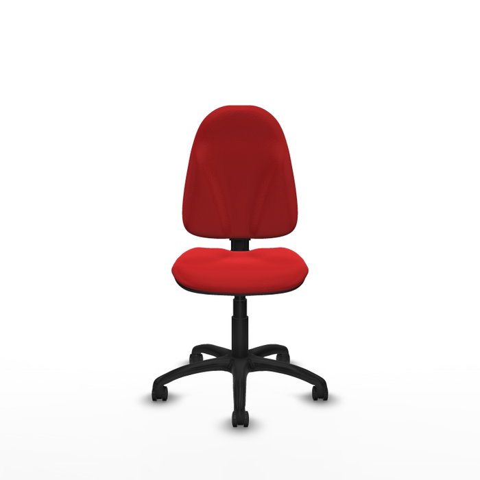 PIQUERAS Y CRESPO Silla de oficina Algarra Roja en Similpiel
