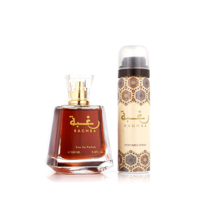 Lattafa Perfumes Raghba Gift Set 100ml EDP + 50ml Deodorant Spray